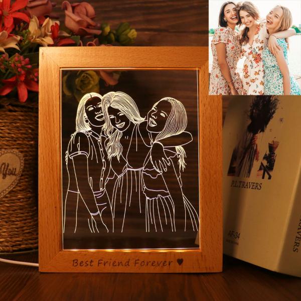 Download Personalized Acrylic 3d Illusion Lamp Photo Frame