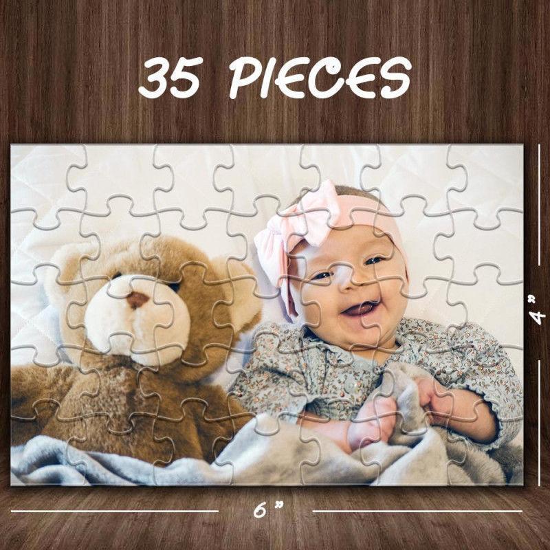Personalized Photo Wooden Jigsaw Puzzles - 35 to 1000 Pieces